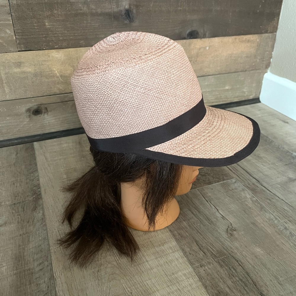 Celebrity designer Gladys Tamez Millinery straw ball cap